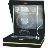 CAM PLAKET KADFE KUTULU