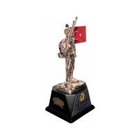 3D GM BAYRAKLI KOMANDO HEYKEL PLAKETLER
