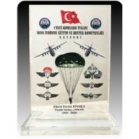 CAM PLAKET KADFE KUTULU