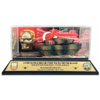 LEOPAR 2A4 TANK - 3D KVEZL MAKET PLAKET